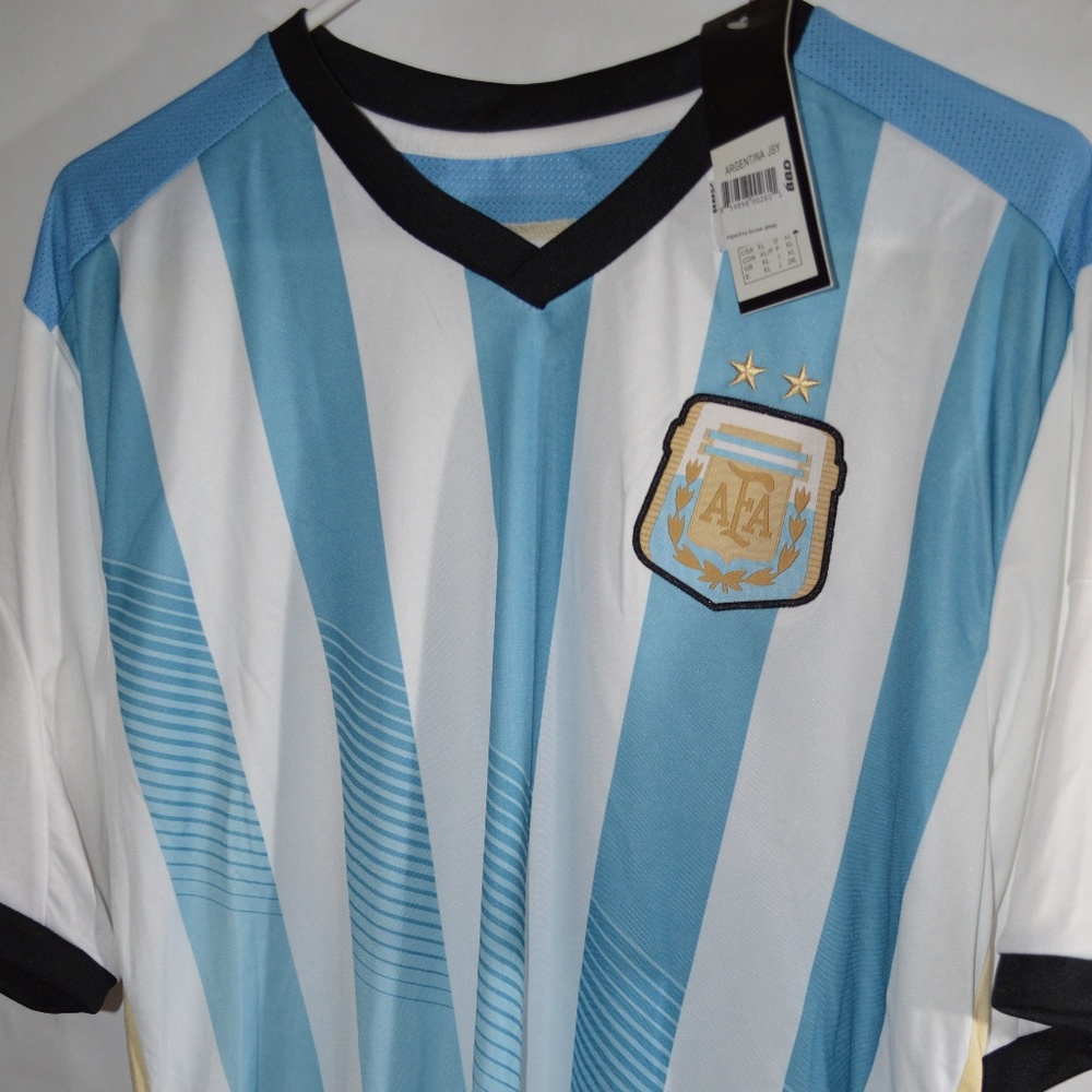 Argentina Jersey XL New with Tags BBD Sports